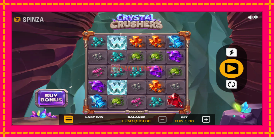 Crystal Crushers - automato com gráficos brilhantes, foto 2