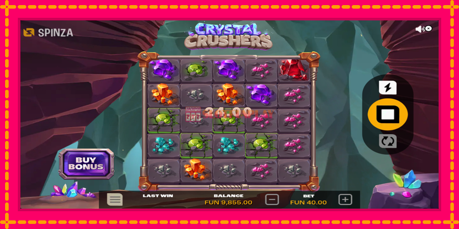 Crystal Crushers - automato com gráficos brilhantes, foto 4