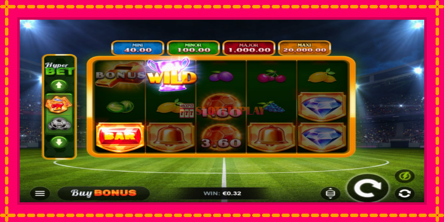 Football Blast Hold and Win - automato com gráficos brilhantes, foto 2