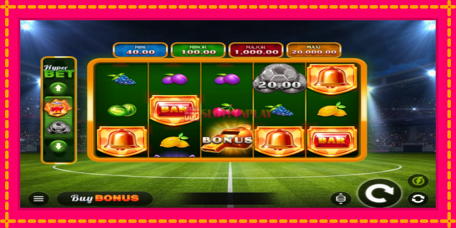 Football Blast Hold and Win - automato com gráficos brilhantes, foto 3