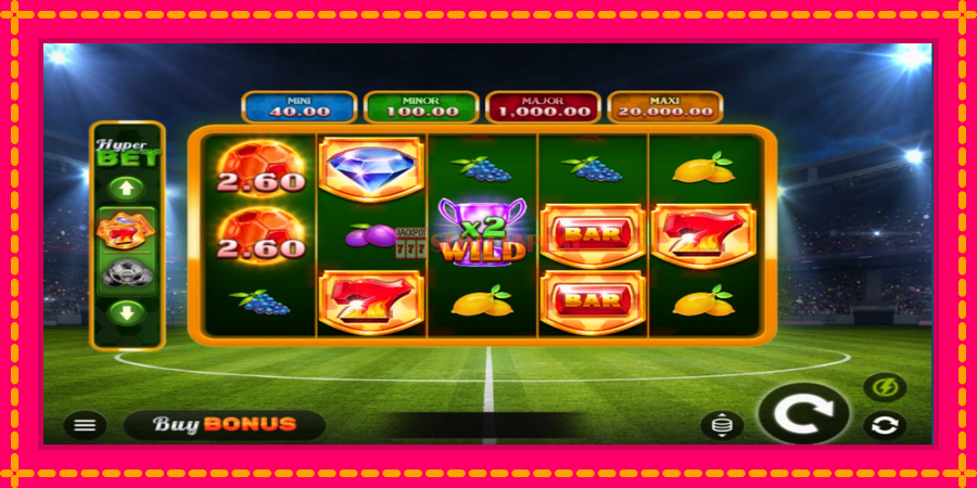 Football Blast Hold and Win - automato com gráficos brilhantes, foto 4