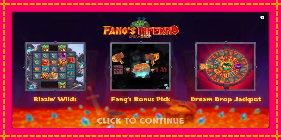 Fangs Inferno Dream Drop - automato com gráficos brilhantes, foto 1