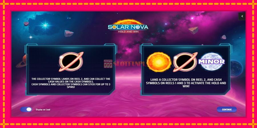 Solar Nova Hold and Win - automato com gráficos brilhantes, foto 1