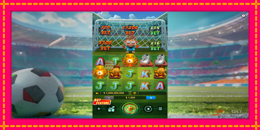 Football Fever - automato com gráficos brilhantes, foto 1