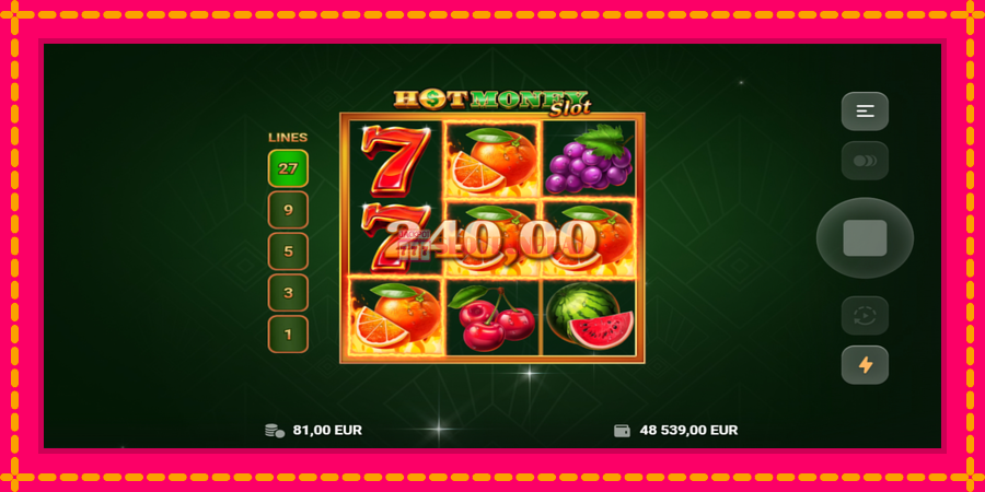 Hot Money Slot - automato com gráficos brilhantes, foto 3