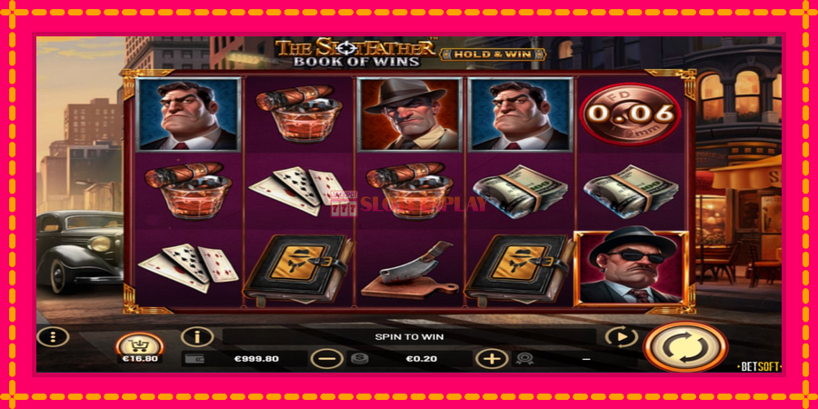 The SlotFather Book of Wins - automato com gráficos brilhantes, foto 1