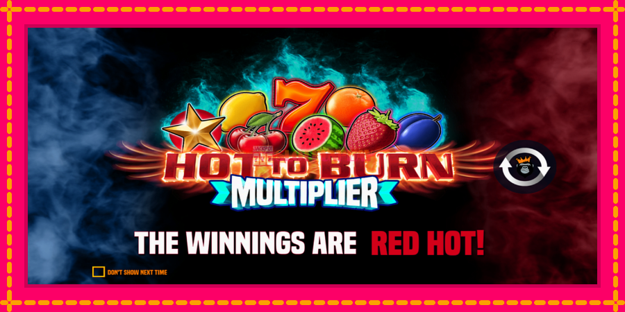 Hot to Burn Multiplier - automato com gráficos brilhantes, foto 1