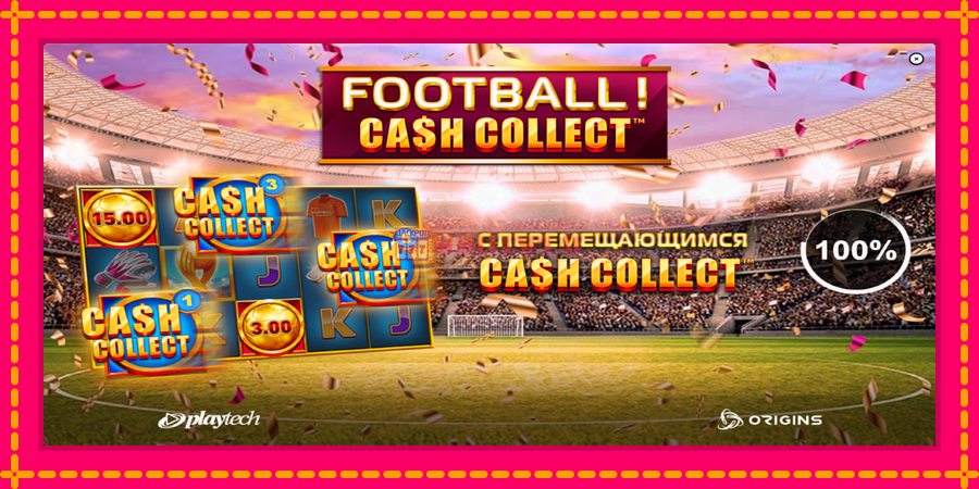 Football Cash Collect PowerPlay Jackpot - automato com gráficos brilhantes, foto 1