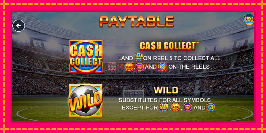 Football Cash Collect PowerPlay Jackpot - automato com gráficos brilhantes, foto 5