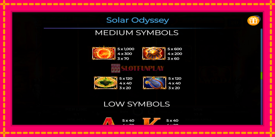 Solar Odyssey - automato com gráficos brilhantes, foto 6