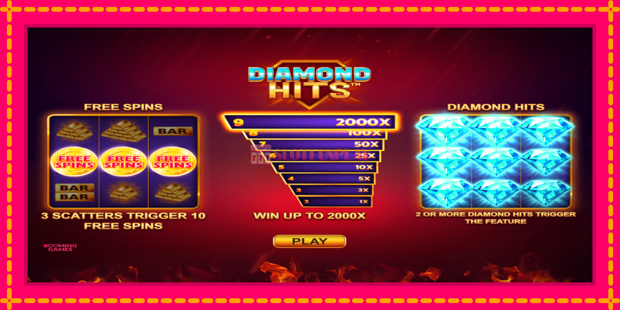 Diamond Hits - automato com gráficos brilhantes, foto 1