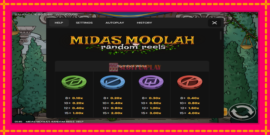 Midas Moolah Random Reels - automato com gráficos brilhantes, foto 6