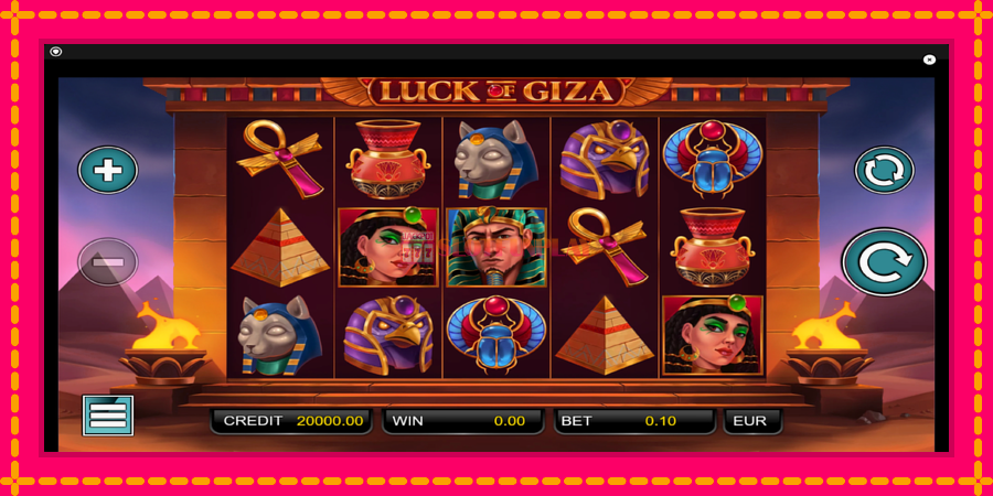 Luck of Giza - automato com gráficos brilhantes, foto 1