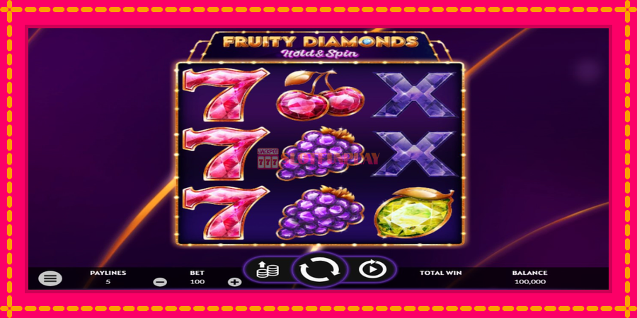 Fruity Diamonds - automato com gráficos brilhantes, foto 1