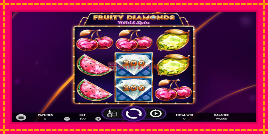 Fruity Diamonds - automato com gráficos brilhantes, foto 3