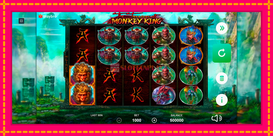 The Monkey King - automato com gráficos brilhantes, foto 1