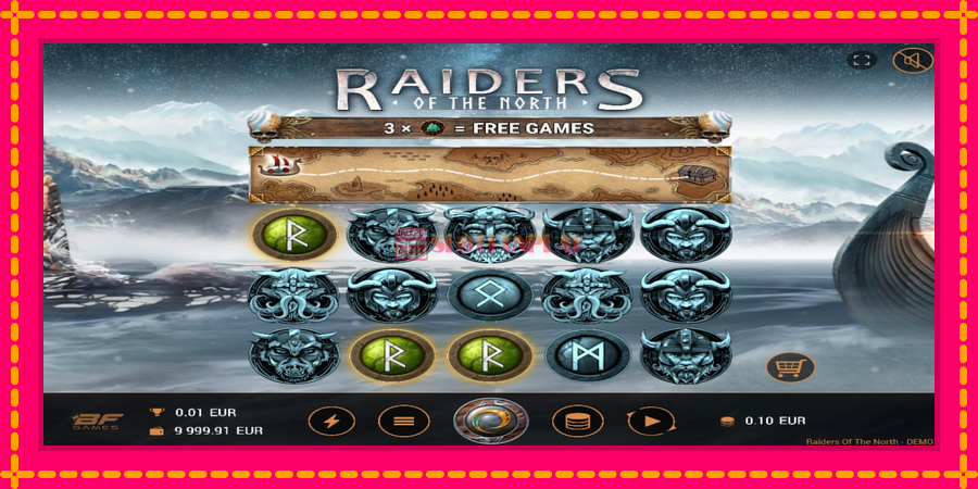 Raiders of the North - automato com gráficos brilhantes, foto 2