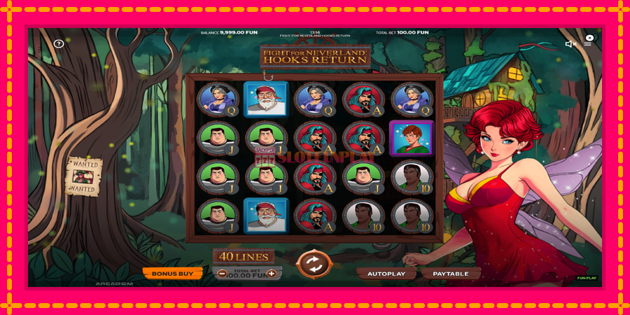 Fight for Neverland: Hooks Return - automato com gráficos brilhantes, foto 2