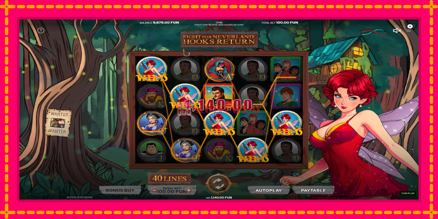 Fight for Neverland: Hooks Return - automato com gráficos brilhantes, foto 4