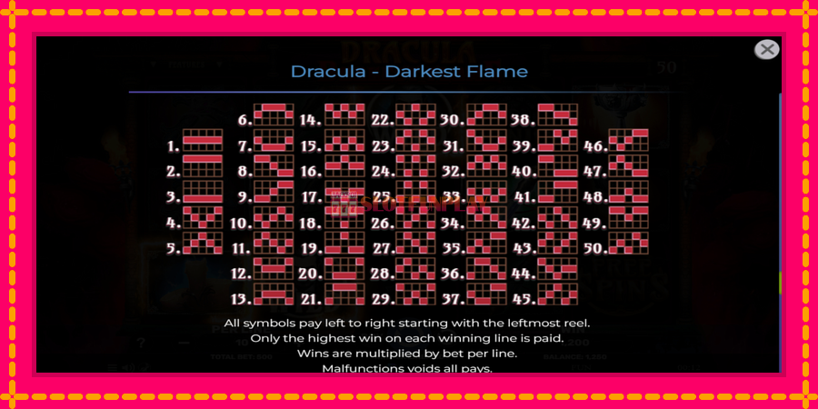 Dracula - Darkest Flame - automato com gráficos brilhantes, foto 7