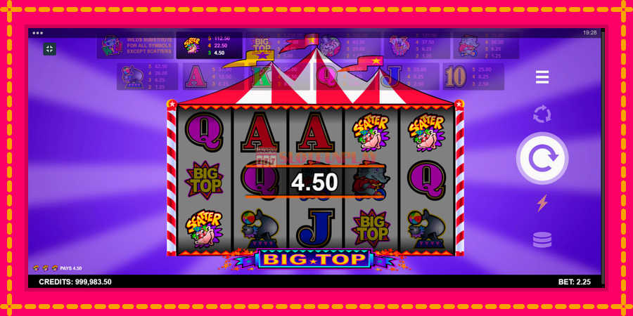 Big Top - automato com gráficos brilhantes, foto 3