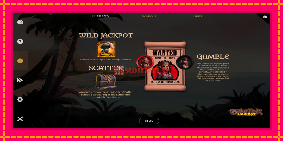 Calico Jack Jackpot - automato com gráficos brilhantes, foto 5