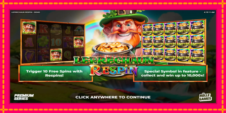 Leprechaun Respin - automato com gráficos brilhantes, foto 1