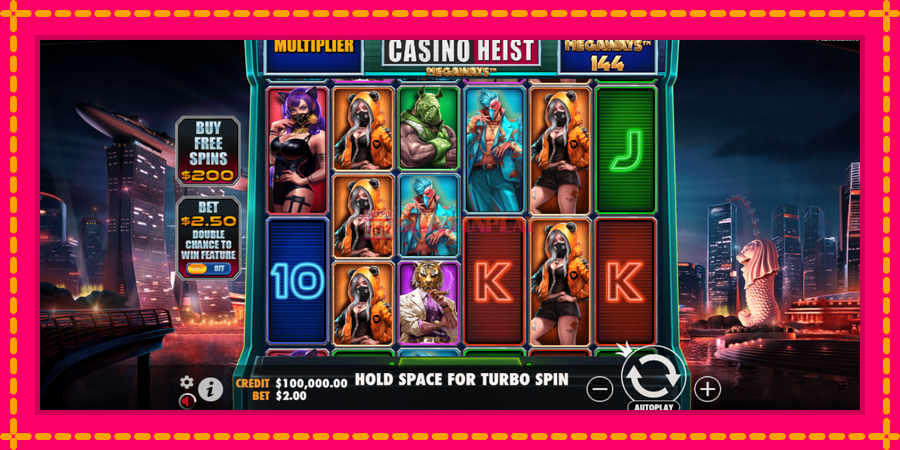 Casino Heist Megaways - automato com gráficos brilhantes, foto 2