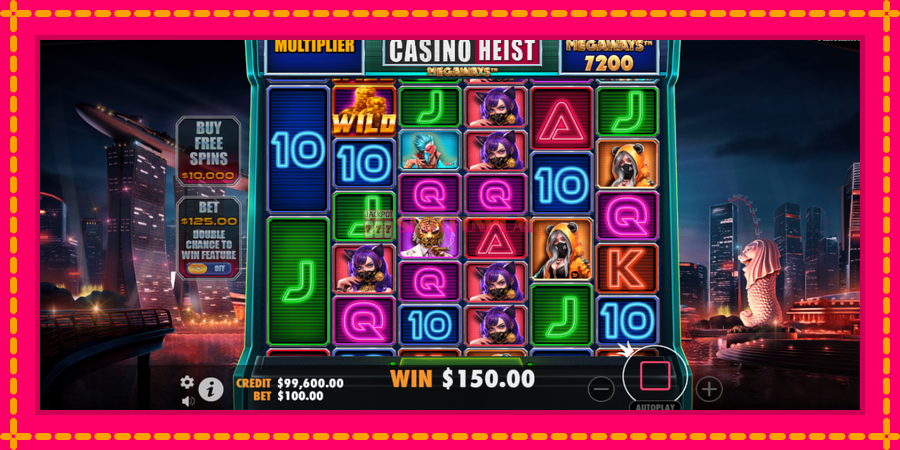 Casino Heist Megaways - automato com gráficos brilhantes, foto 3