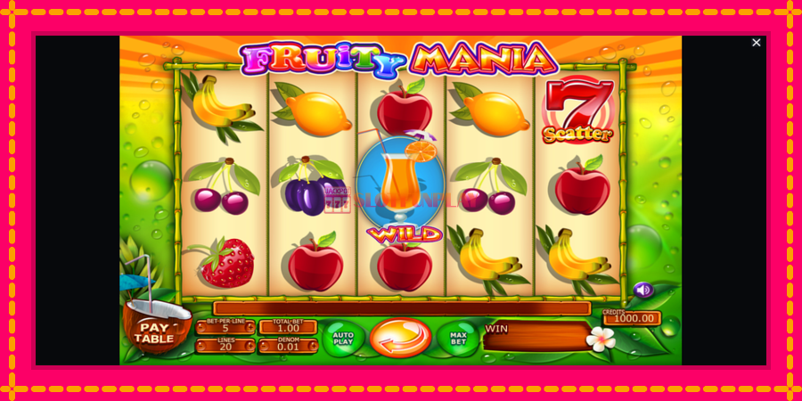 Fruity Mania - automato com gráficos brilhantes, foto 1