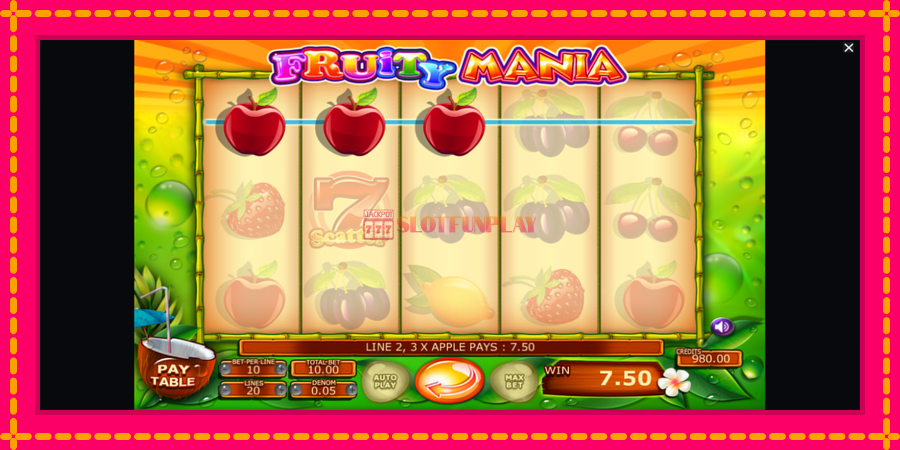 Fruity Mania - automato com gráficos brilhantes, foto 2