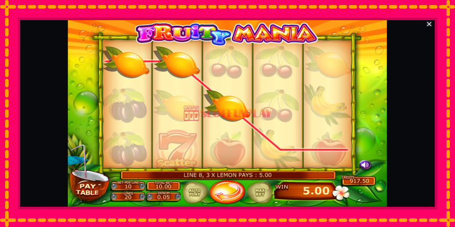 Fruity Mania - automato com gráficos brilhantes, foto 3