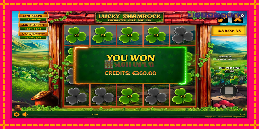 Lucky Shamrock - Enchanted Hold and Win - automato com gráficos brilhantes, foto 4