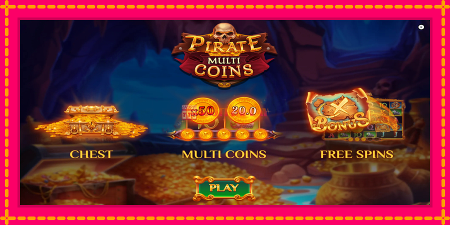 Pirate Multi Coins - automato com gráficos brilhantes, foto 1