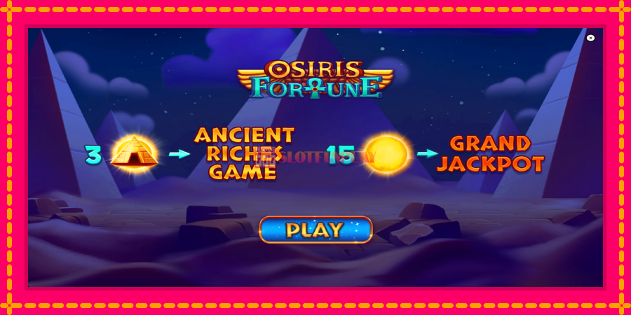 Osiris Fortune - automato com gráficos brilhantes, foto 1