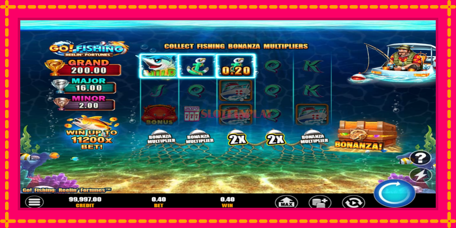 Go! Fishing: Reelin Fortunes - automato com gráficos brilhantes, foto 4