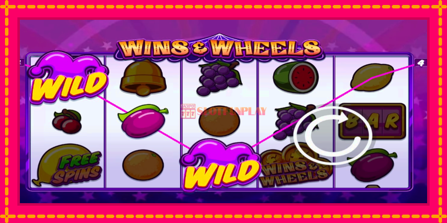 Wins & Wheels - automato com gráficos brilhantes, foto 3