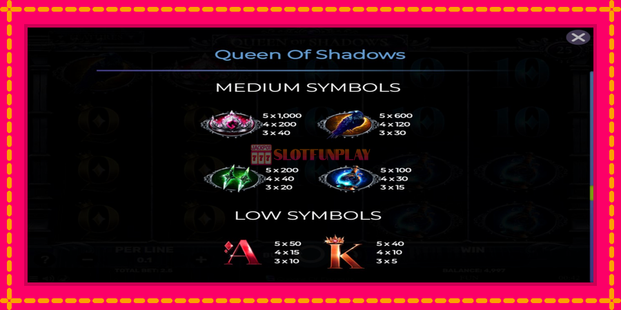 Queen of Shadows - automato com gráficos brilhantes, foto 6