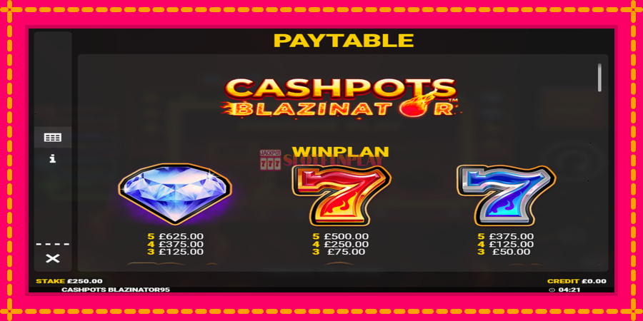 Cashpots Blazinator - automato com gráficos brilhantes, foto 4