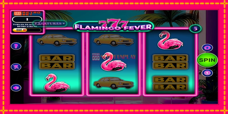 777 - Flamingo Fever - automato com gráficos brilhantes, foto 3