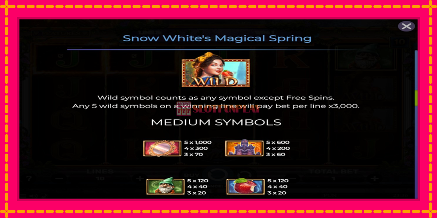 Snow Whites Magical Spring - automato com gráficos brilhantes, foto 5