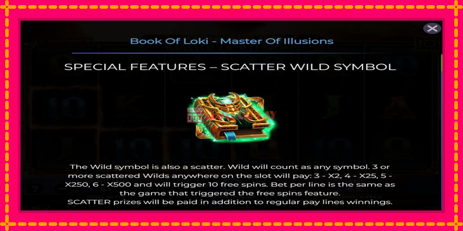 Book Of Loki - Master Of Illusions - automato com gráficos brilhantes, foto 4