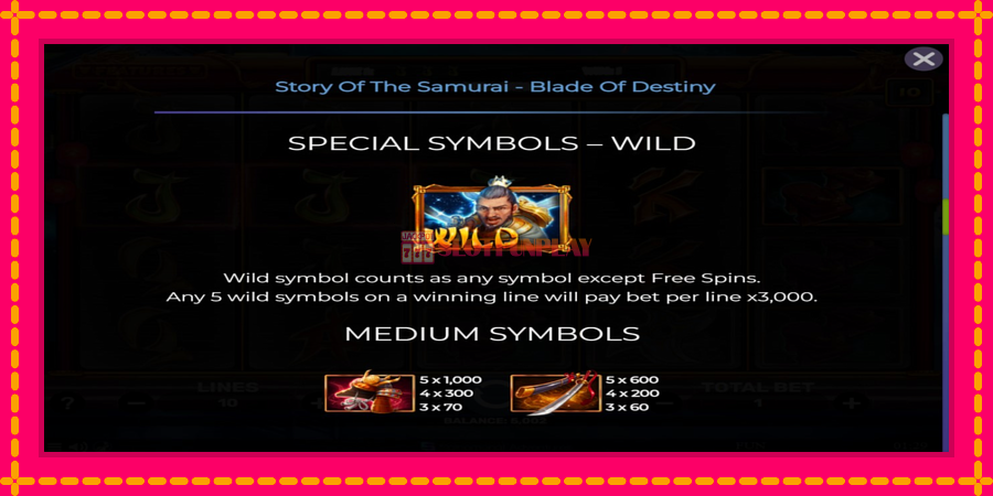 Story of the Samuari: Blade of Destiny - automato com gráficos brilhantes, foto 5