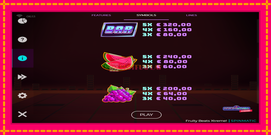 Fruity Beats Xtreme - automato com gráficos brilhantes, foto 4