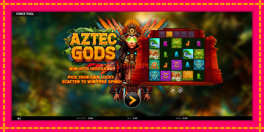 Aztec Gods - automato com gráficos brilhantes, foto 1