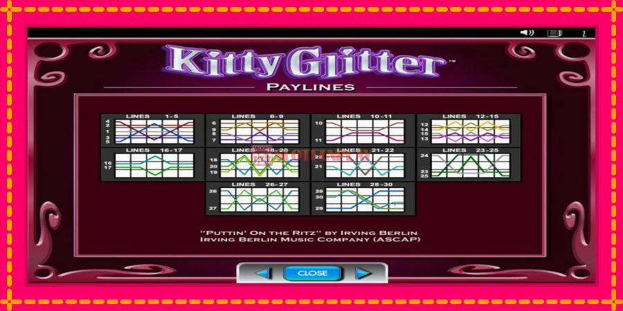 Kitty Glitter - automato com gráficos brilhantes, foto 7