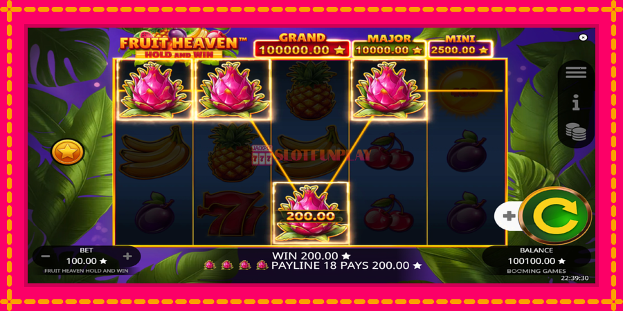 Fruit Heaven Hold and Win - automato com gráficos brilhantes, foto 3