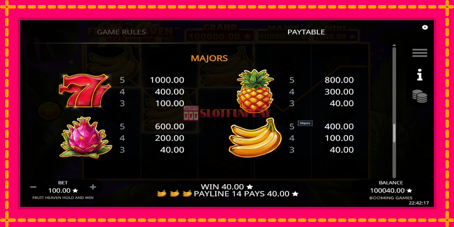 Fruit Heaven Hold and Win - automato com gráficos brilhantes, foto 6