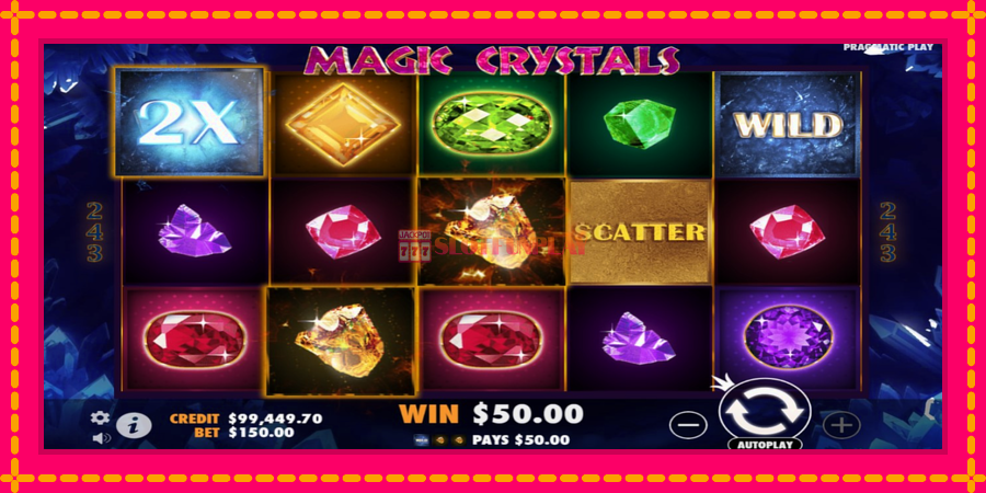 Magic Crystals - automato com gráficos brilhantes, foto 3