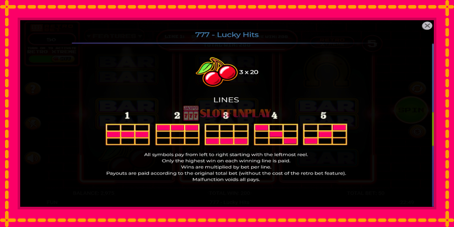 777 Lucky Hits - automato com gráficos brilhantes, foto 7